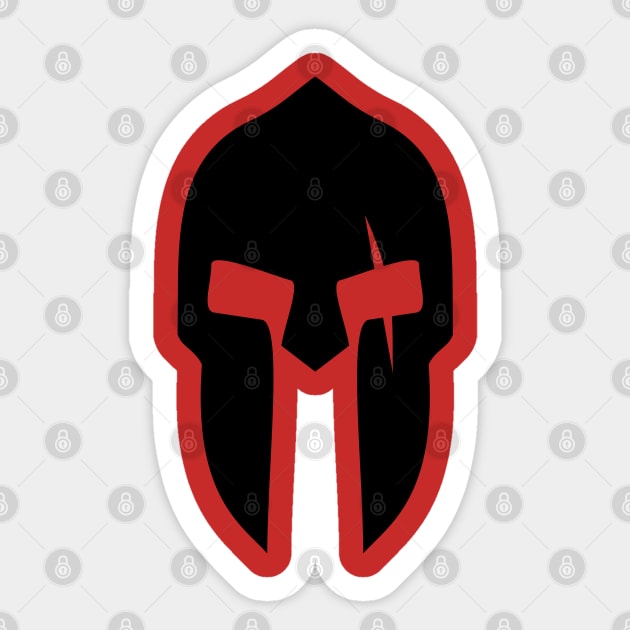 300 - Leonidas Spartan helmet Sticker by LiveForever